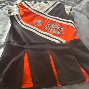 Genuine Merchandise Orange & Black Baltimore Orioles Kids Dress